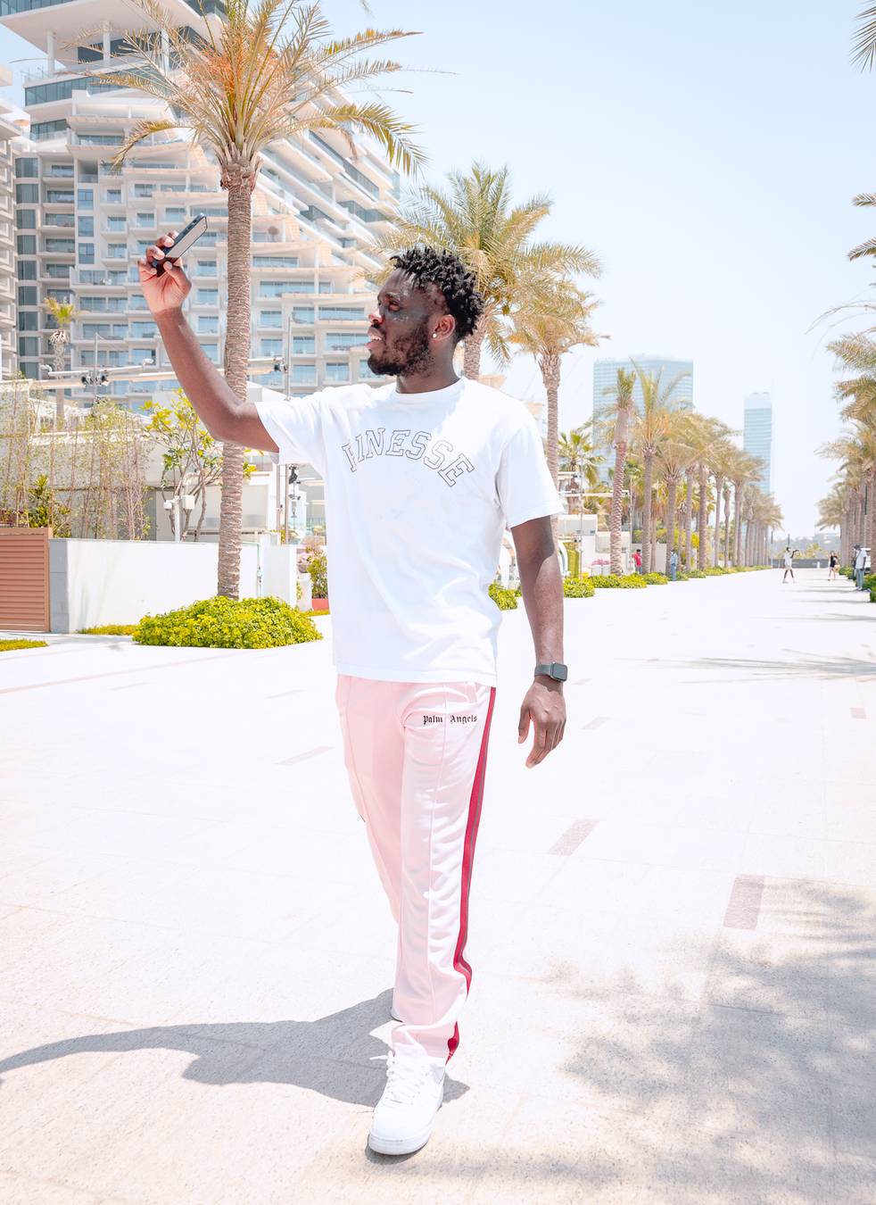 A lifestyle photography and videography shoot for footballer Mangala in various Dubai locations 8